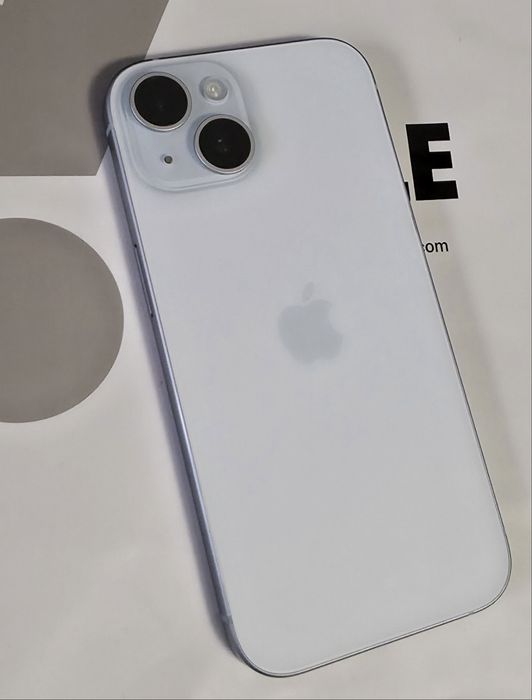 КАТО НОВ 128GB iPhone 15 iStyle Гаранция до 2025г. ТBlue Син