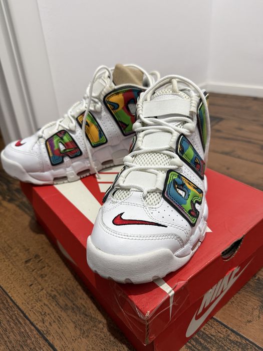 Vand Nike More Uptempo 96 peace love swoosh