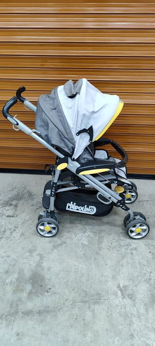 Детска количка Chipolino Pooky 3 в 1, пълен комплект, столче и чанта.