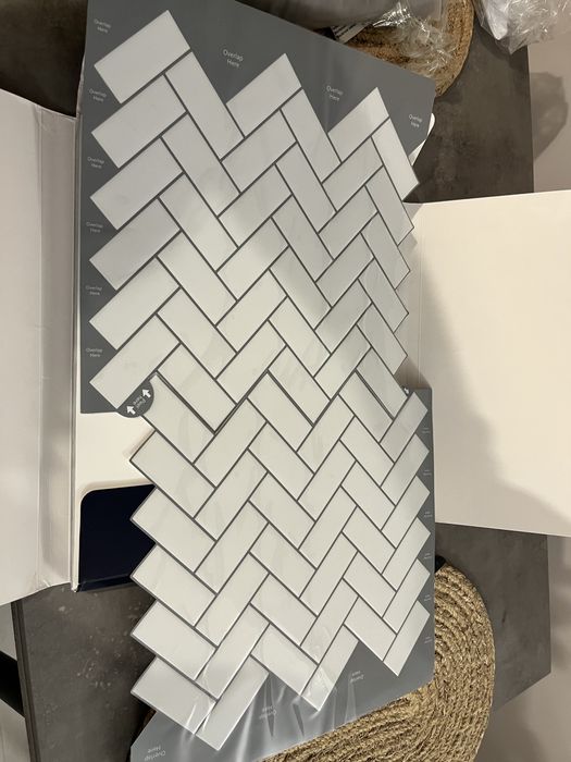 Folie adeziva autocolanta 3D pentru bucatărie - 15 buc 30x30 - noua