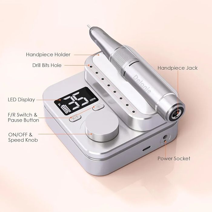 Промо Цена!Професионална пила за  маникюр и педикюр 35000 об/мин