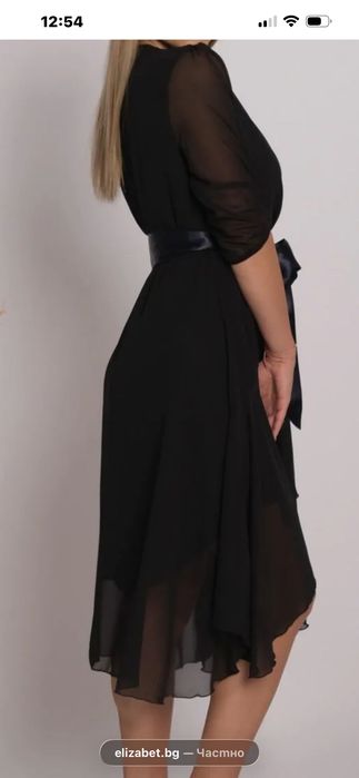 Нова рокля от шифон Елизабет