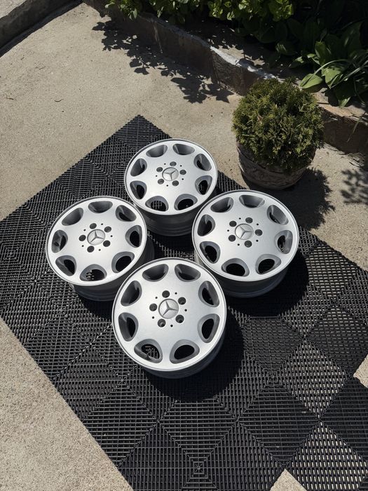 Jante RETRO, originale Mercedes W124 R15, in stare buna. W201 W126 W202