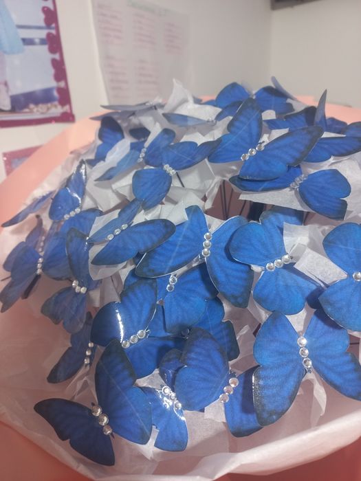 Светящиеся букет из бабочек