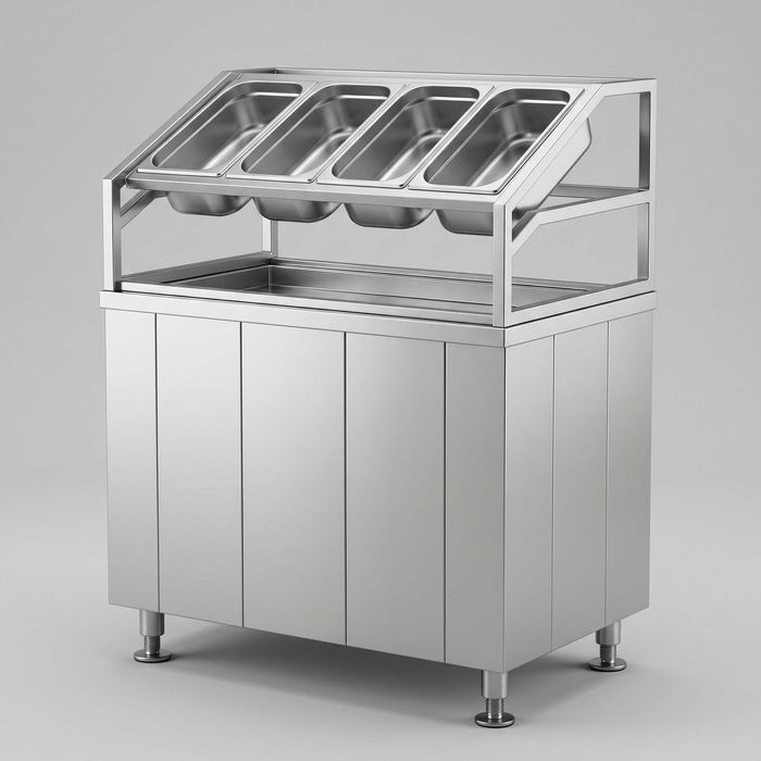 Vitrina xolodilnik Nerjaveyka Нержавейка / Витрина холодильная