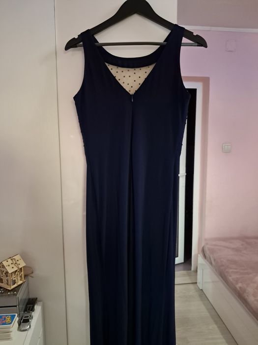 Офицялна тъмно синя рокля