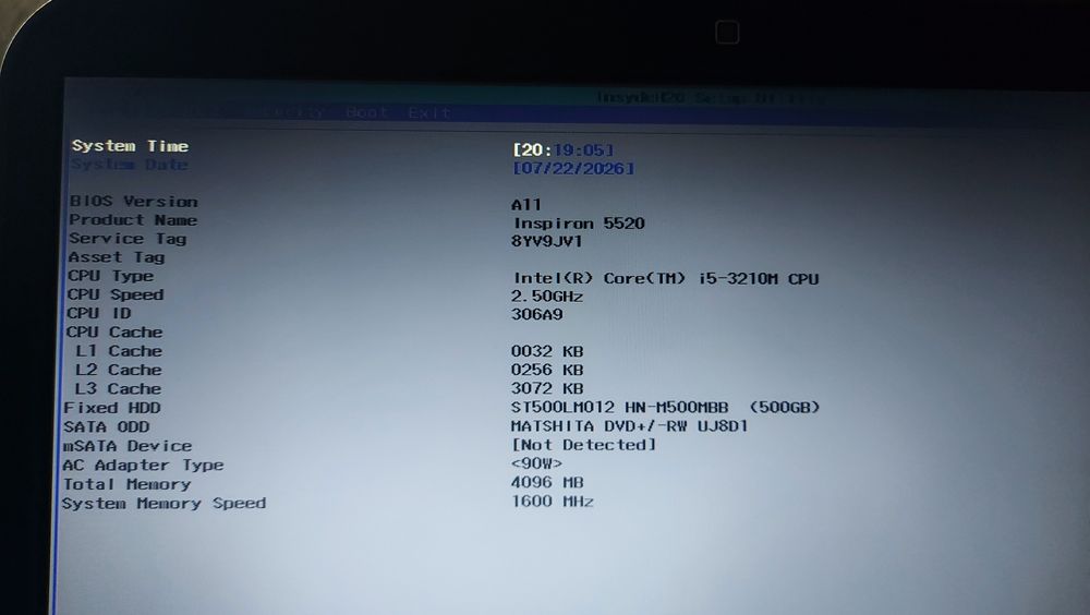 Dell Inspiron 5520 на Windows 10 Pro 64-бит