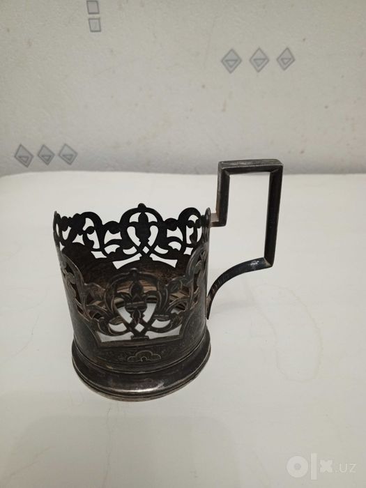 Подстаканник серебряный винтаж