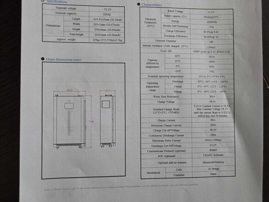 Baterie stocare 16kwh XD Battery