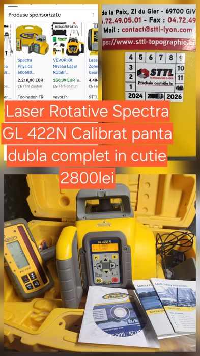 Lasere Rotative profesionale calibrat fiecare compl in cutie pret poze