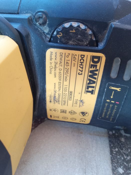 Rotopercutor Dewalt 54w DCH773