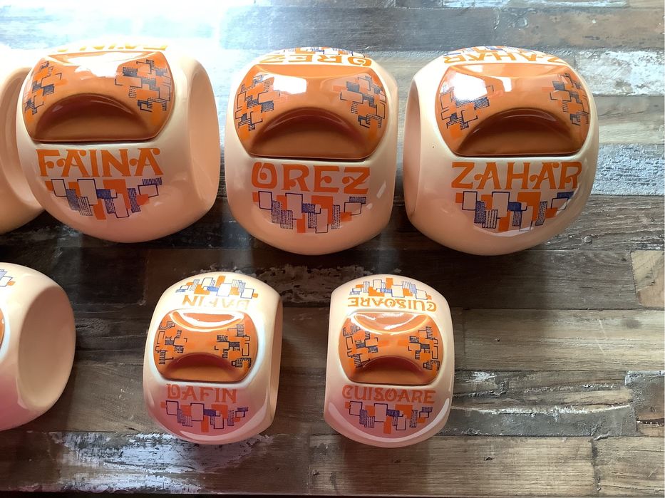 Set condimente Sighisoara 12 buc portelan