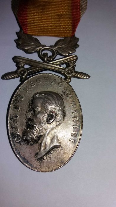 Medalie "Barbatie si Credinta" cu semnatura gravorilor