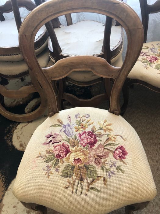 Красиви антични столове -стил Барок-6броя