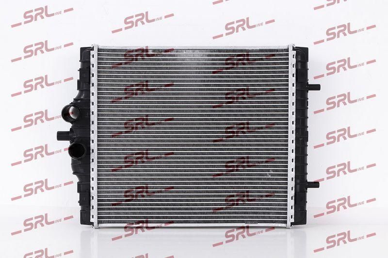 Radiator apa Audi R8 2015-2024; Lamborghini Huracan 2014-2024, 5.2 V10, 325x350x32mm, fagure brazat, OE 4S0121252B, SRLine