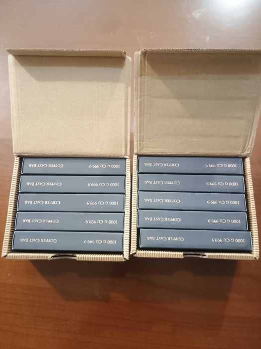 Lingou cupru 1000 g Germania Mint Stoc 10 bucati