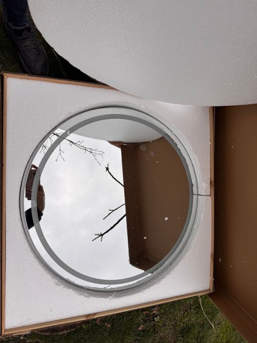 Oglinda pentru baie cu iluminare Led Deykay 60cm diametru