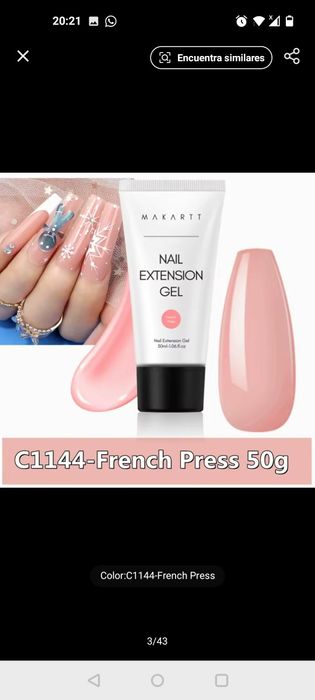 Geluri extensii unghii