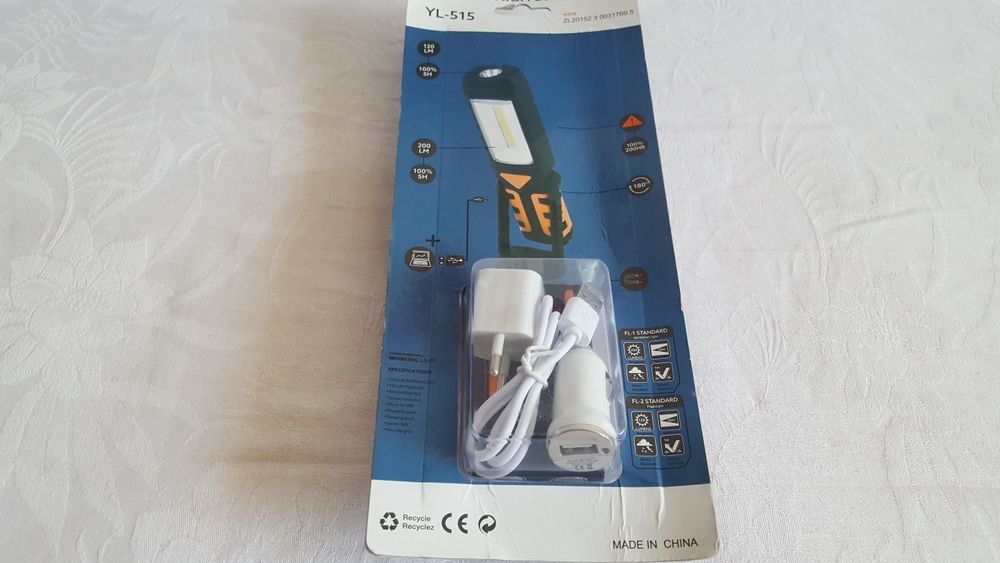 Lanterna Led cu magnet Working Lamp Usbrechargeable