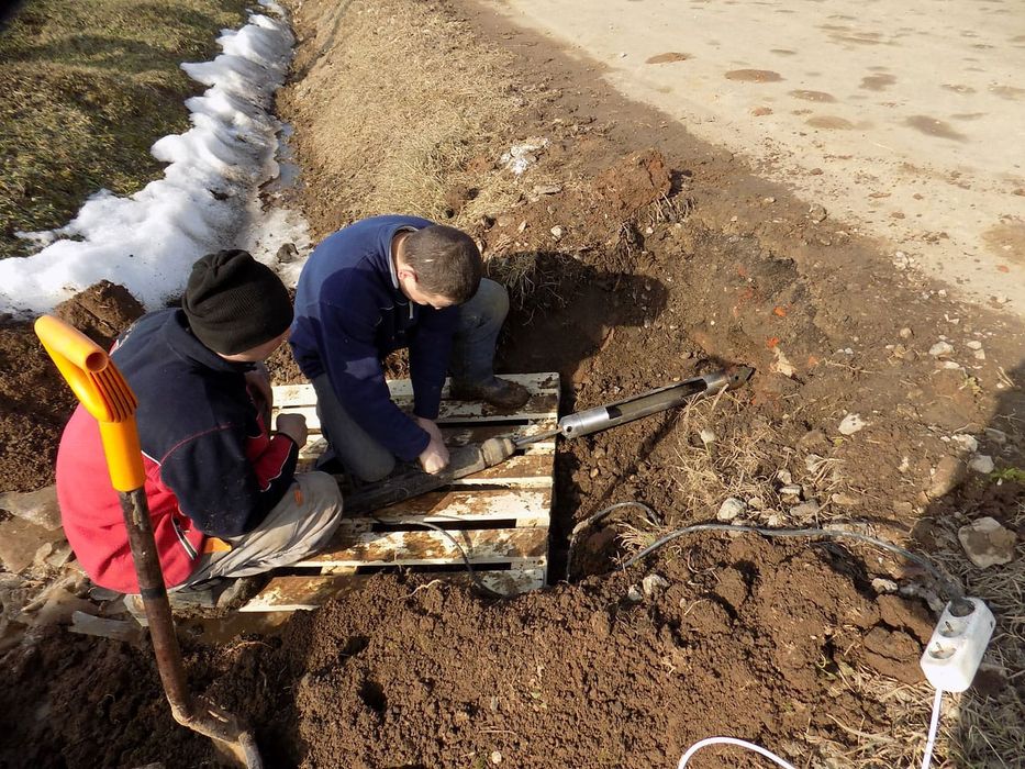 Прокол под асфальт ручной