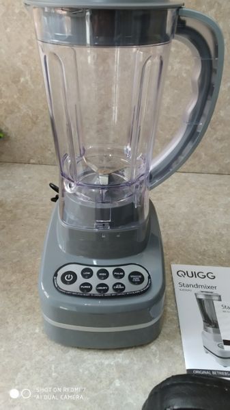 Блендер Quigg, 500W, 1.5L, Черен и Бял 20000об в минута