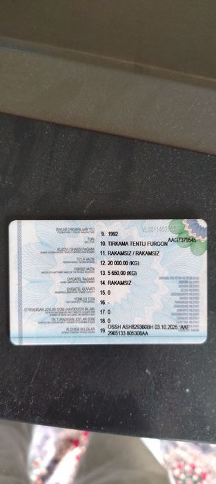 МАЗ Прицип ишга тайёр