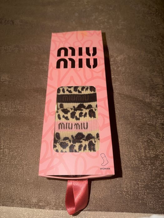 Set 5 Perechi Șosete Miu Miu – Animal Print & Logo