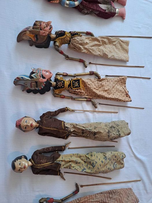 marioneta lemn Wayang insula Java 60 cm