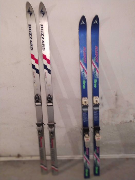 Запазени ски BLIZZARD 182 см и MLADOST SPORT 170 см с автомати MARKER