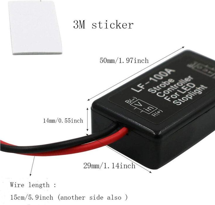 Mодул блиц контролер за led стоп-светлина за автомобил flyseen gs ...