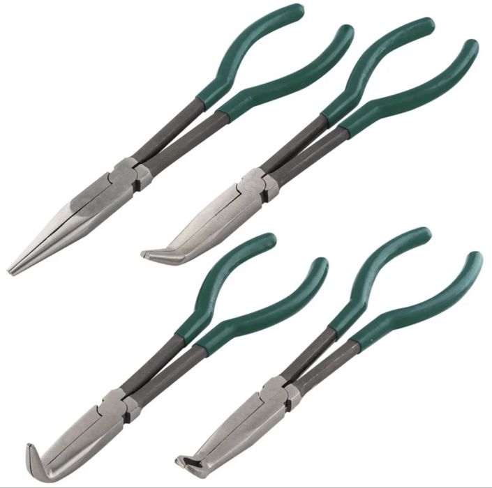 Дългораменни клещи комплект 4 броя в плат RockFORCE