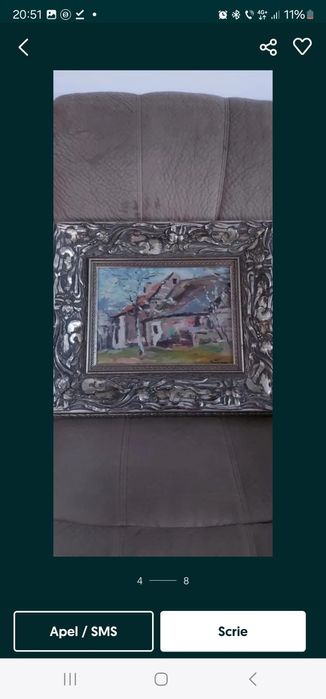 Tablou vechi,ulei,diverși autori cunoscuți