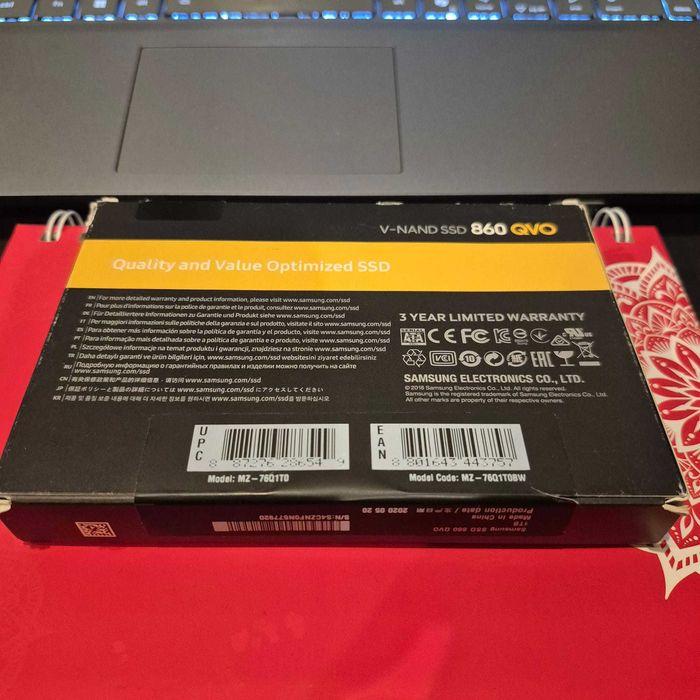 SSD Samsung 860QVO 1TB