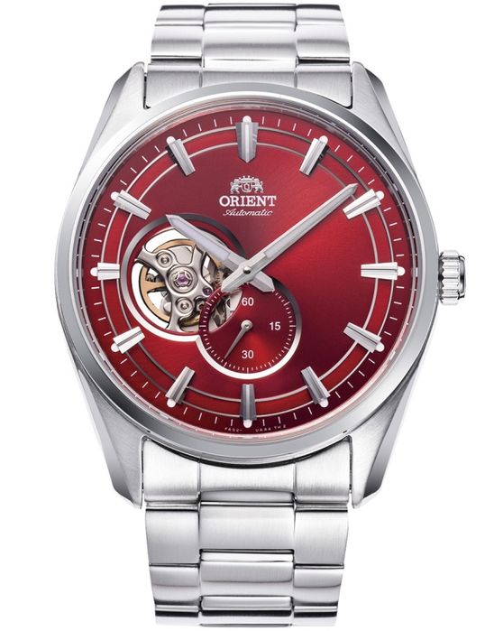 Ceas Orient Contemporary Red Dial Open Heart RA-AR0010R10B