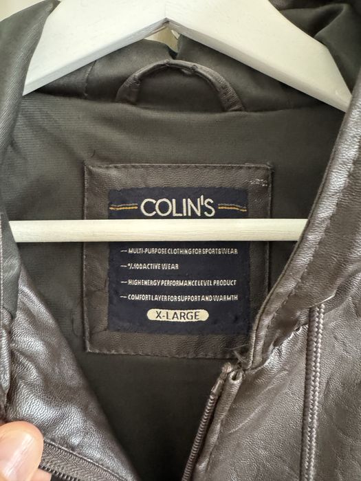 Куртка кожаная мужская размер L