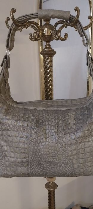 Пътна чанта от естествена кожа