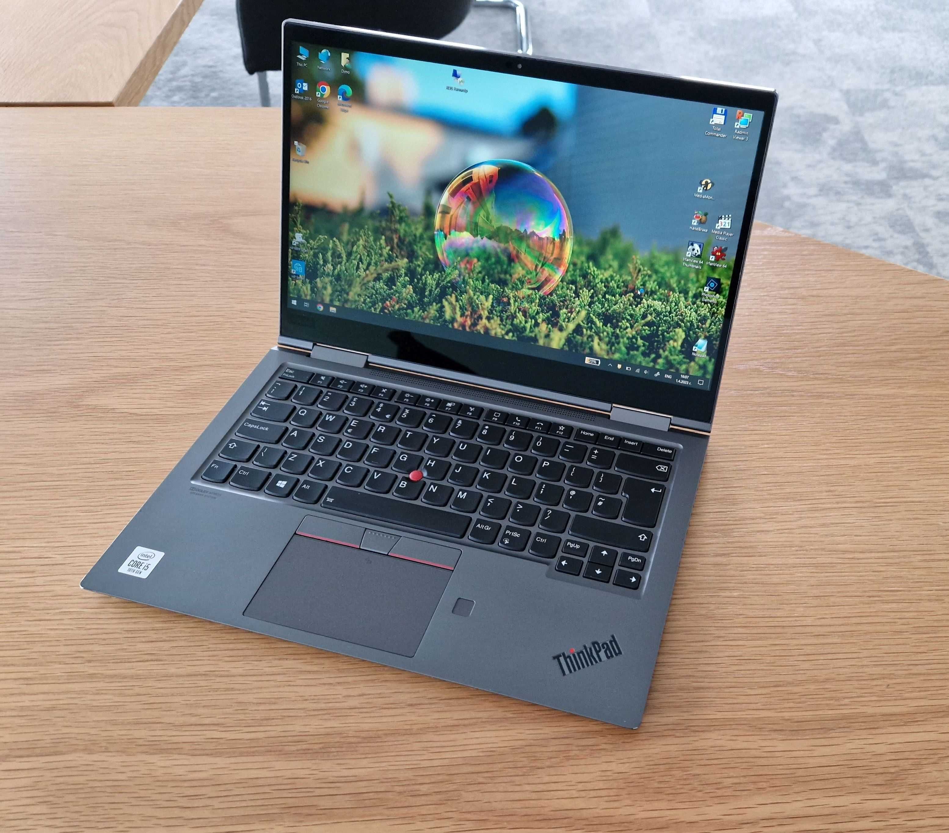 Thinkpad X1 Yoga 5th Gen, i5-10210U, 512GB SSD, 4G модем гр. София Гео ...