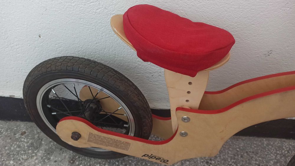 Детско дървено баланс колело