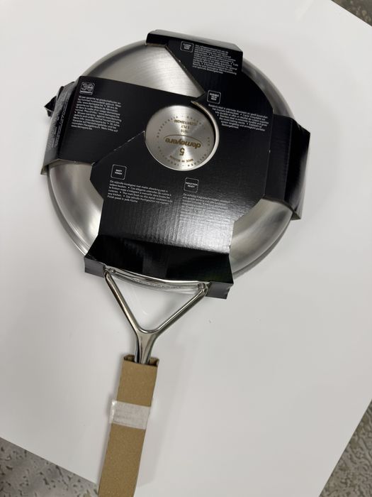 DEMEYERE Essential 5 – 24 cm – Tigaie Profesională 5-Ply – Silvinox®