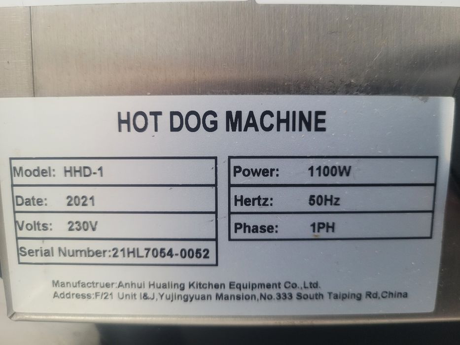 Vand aparat pentru HOTDOG 4 țepușe LANCOM