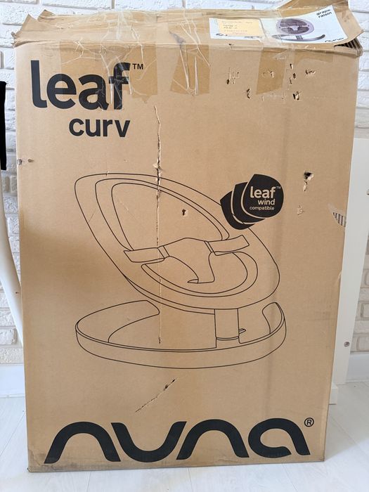Детский шезлонг Nuna LEAF Curv + электромодуль Nuna LEAF Wind