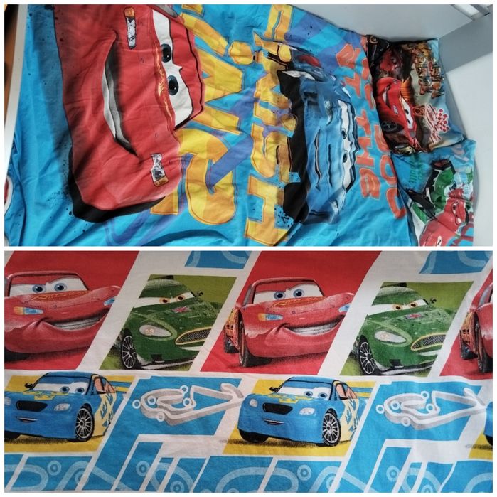 Продавам играчки, дрехи и спално бельо от поредицата Колите на Дисни