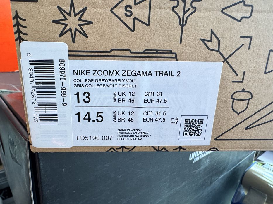 Оригинални! Nike ZoomX Zegama Trail 2 - 47.5 ShoeMag