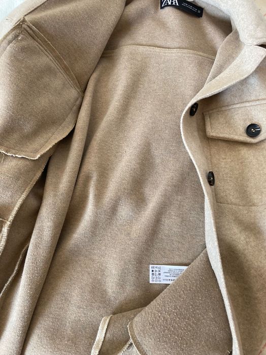 Палто с колан Zara