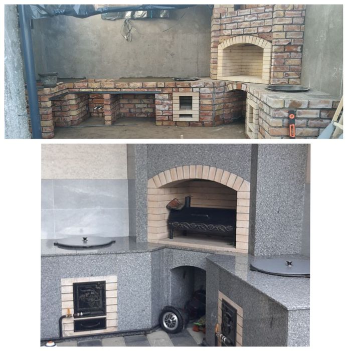 летняя кухня камин очаг барбекю тандыр