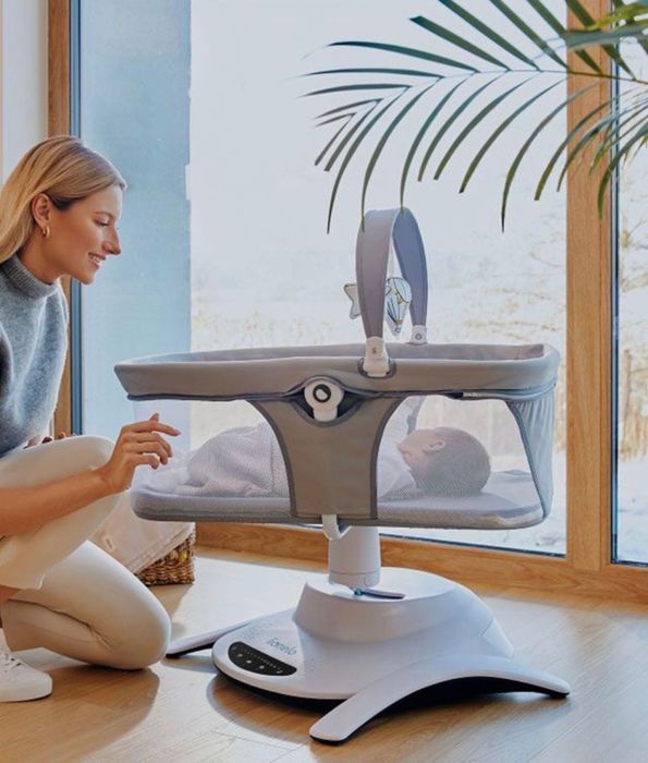 “Lionelo Bella 2 in 1” Бебешка люлка със седалка и кош