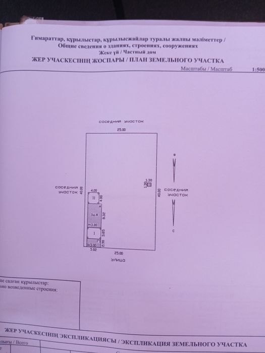 Участок с времянкой