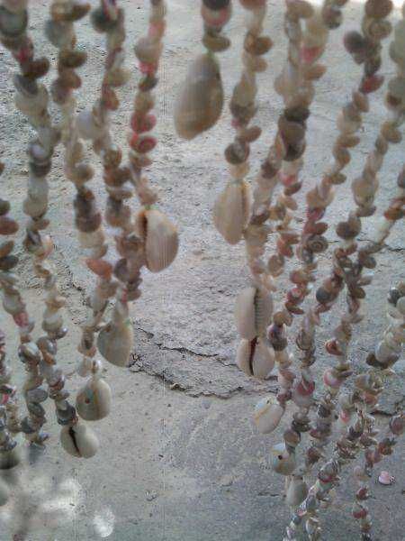 Занавеска из ракушек