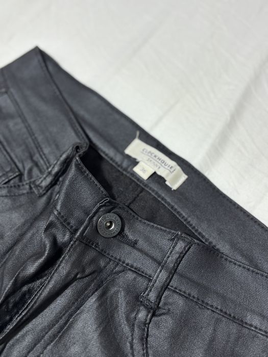 pantaloni imitatie piele
