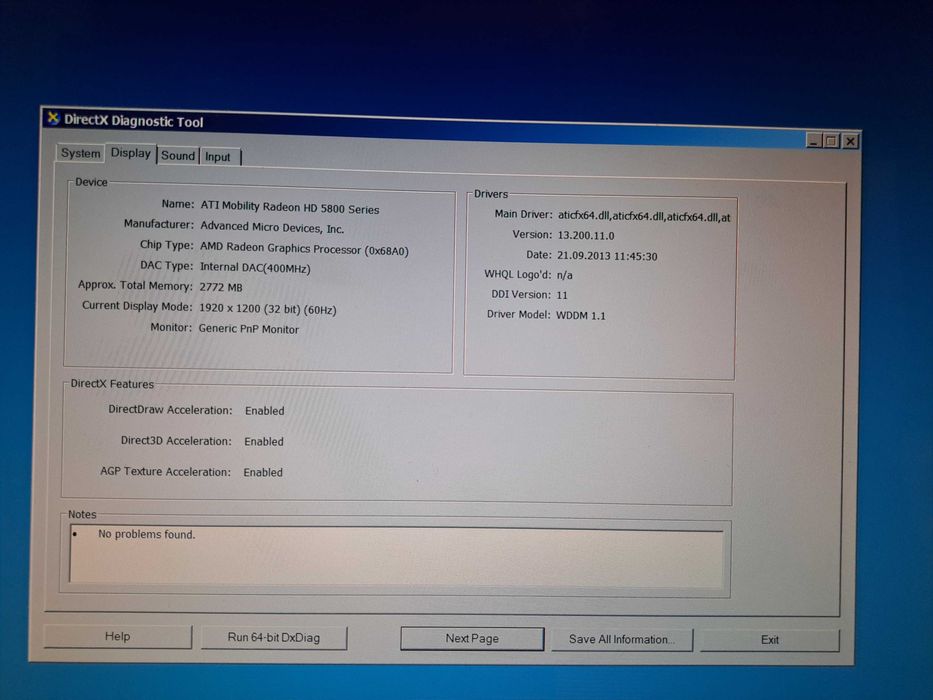 Laptop Alienware M17R2